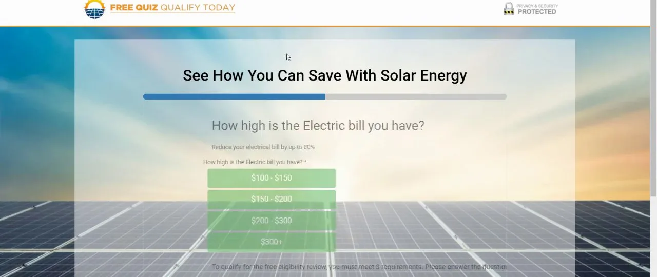 Step 3: electric-bill range
