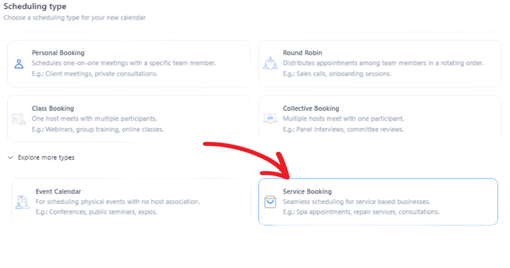 Service Calendar